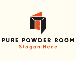 Room Security Lock logo design