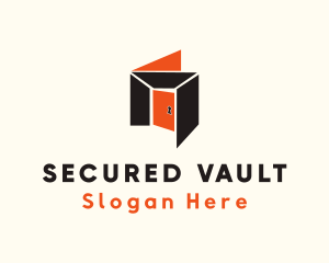 Room Security Lock logo design