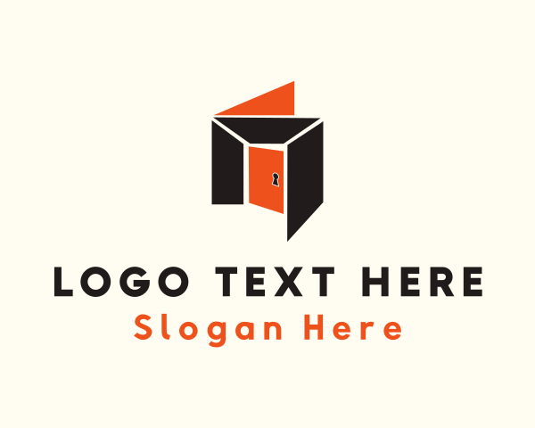 Orange Building logo example 1