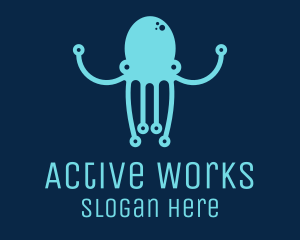 Startup Tech Octopus logo design