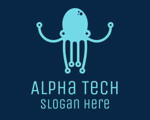 Startup Tech Octopus logo design