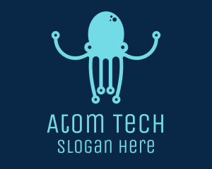 Startup Tech Octopus logo design