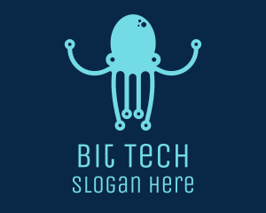 Startup Tech Octopus logo design