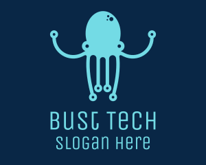 Startup Tech Octopus logo design