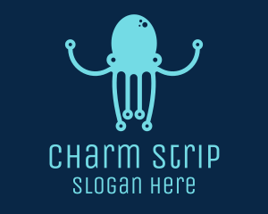 Startup Tech Octopus logo design