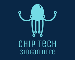 Startup Tech Octopus logo design