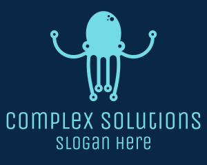 Startup Tech Octopus logo design