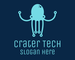 Startup Tech Octopus logo design