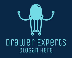 Startup Tech Octopus logo design