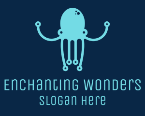 Startup Tech Octopus logo design