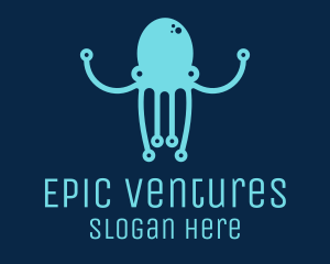 Startup Tech Octopus logo design