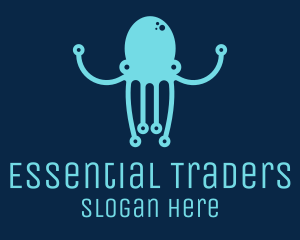 Startup Tech Octopus logo design