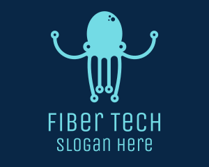 Startup Tech Octopus logo design