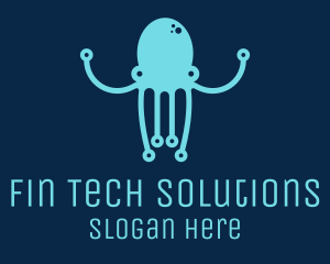 Startup Tech Octopus logo design