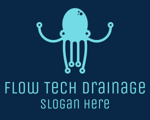 Startup Tech Octopus logo design