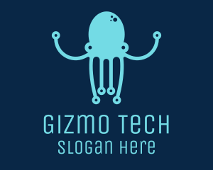 Startup Tech Octopus logo design