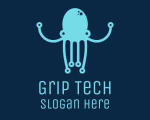 Startup Tech Octopus logo design