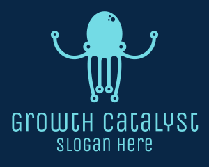 Startup Tech Octopus logo design