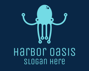 Startup Tech Octopus logo design