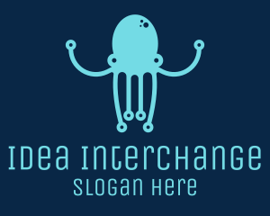 Startup Tech Octopus logo design