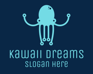 Startup Tech Octopus logo design