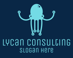 Startup Tech Octopus logo design