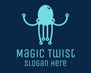 Startup Tech Octopus logo design