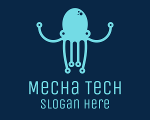 Startup Tech Octopus logo design