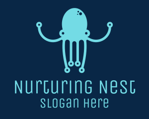 Startup Tech Octopus logo design