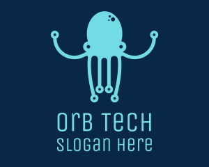 Startup Tech Octopus logo design