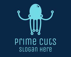 Startup Tech Octopus logo design