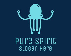 Startup Tech Octopus logo design