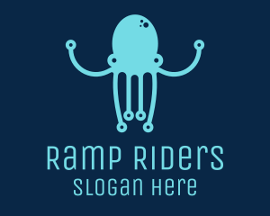 Startup Tech Octopus logo design