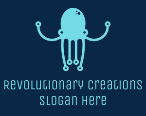 Startup Tech Octopus logo design