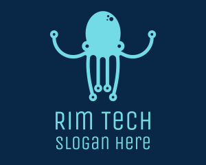 Startup Tech Octopus logo design