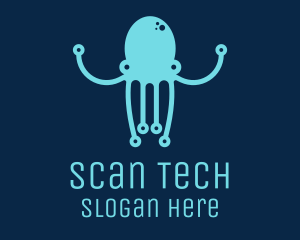 Startup Tech Octopus logo design