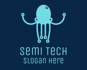 Startup Tech Octopus logo design