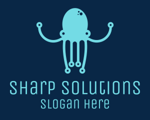 Startup Tech Octopus logo design