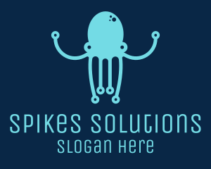 Startup Tech Octopus logo design