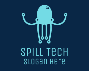 Startup Tech Octopus logo design