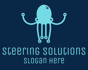 Startup Tech Octopus logo design