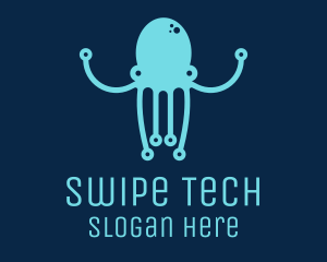 Startup Tech Octopus logo design