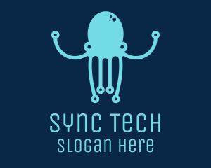 Startup Tech Octopus logo design