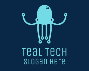 Startup Tech Octopus logo design