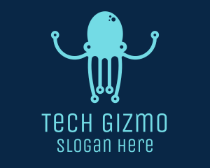 Startup Tech Octopus logo design