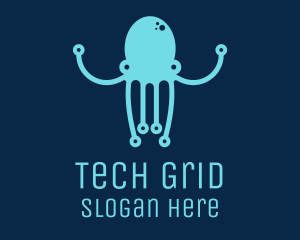 Startup Tech Octopus logo design