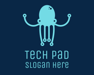 Startup Tech Octopus logo design