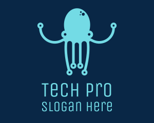 Startup Tech Octopus logo design