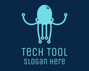 Startup Tech Octopus logo design