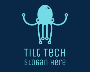 Startup Tech Octopus logo design